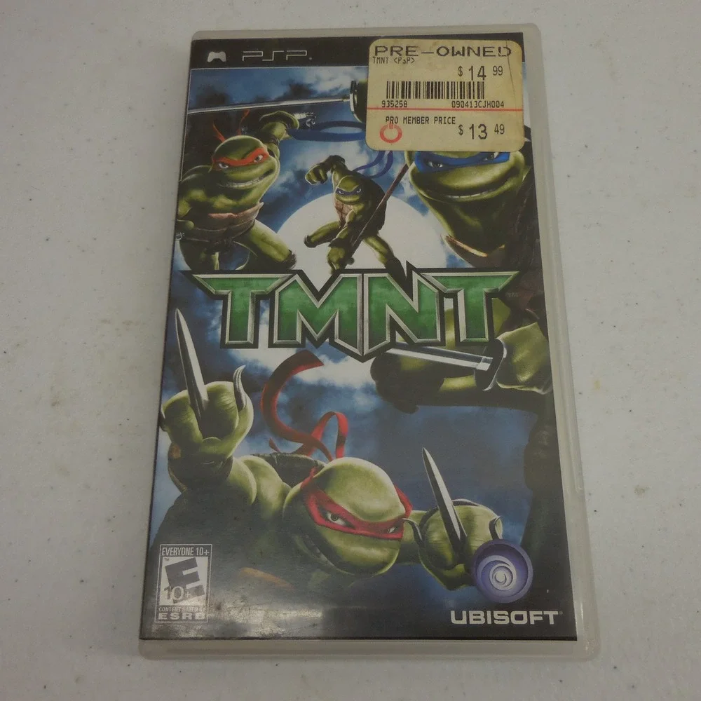 TMNT Teenage Mutant Ninja Turtles Sony PSP Ubisoft UMD Video Game 2007